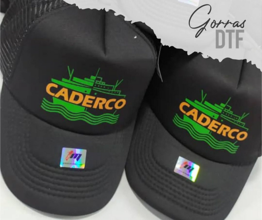 GORRAS PERSONALIZADAS.DTF. Orden mínima 24 unidades.