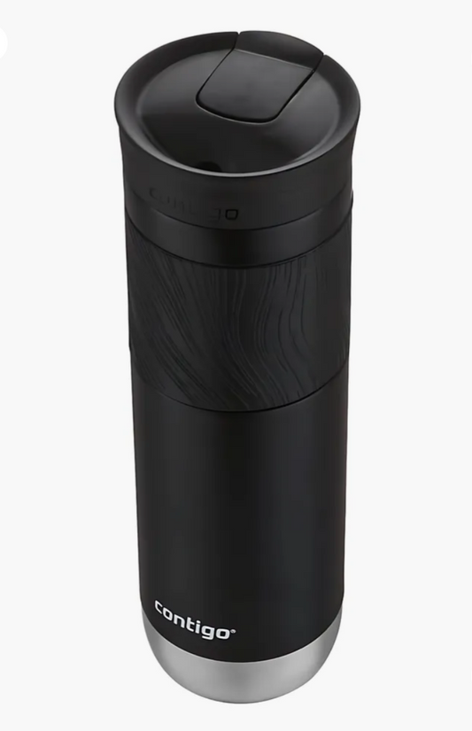 TERMO CONTIGO Byron SNAPSEAL® 2.0 SS Tumbler 24oz Licorice.Personalizado grabado Orden mínima 12 unidades