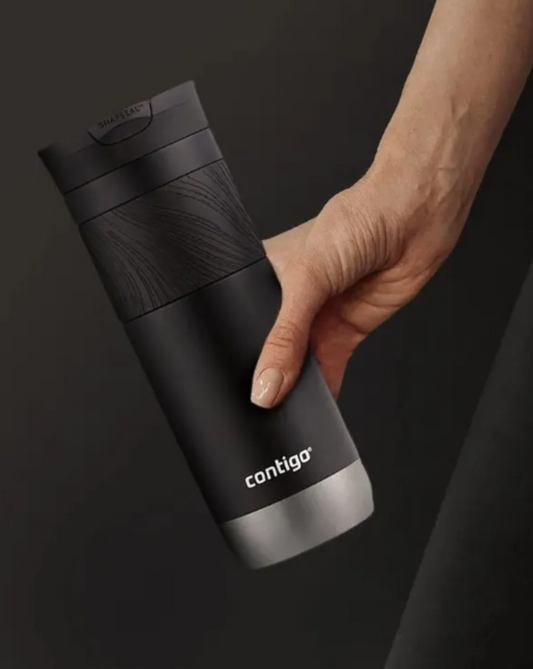 TERMO CONTIGO Byron SNAPSEAL® 2.0 SS Tumbler 24oz Licorice.Personalizado grabado Orden mínima 12 unidades