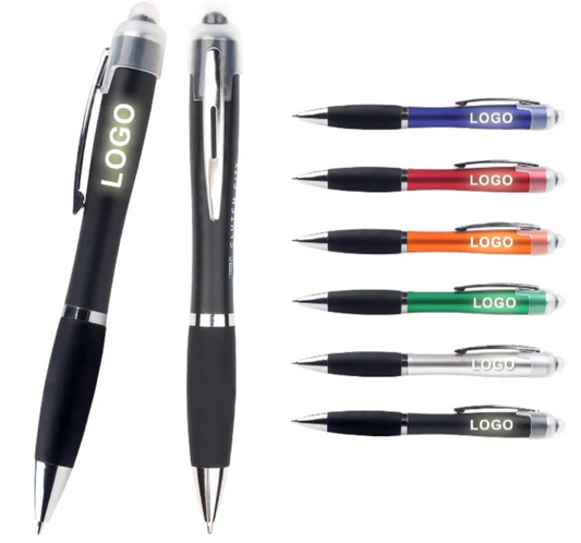 BOLÍGRAFO TOUCH PLÁSTICO. PERSONALIZADO LÁSER. Orden mínima 50 unidades.